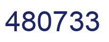 Number 480733 blue image