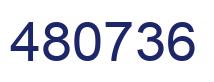 Number 480736 blue image