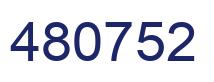 Número 480752 imagen azul