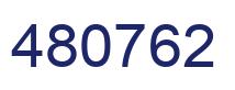 Number 480762 blue image
