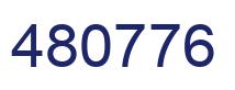 Number 480776 blue image