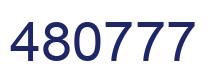 Número 480777 imagen azul