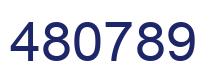 Number 480789 blue image