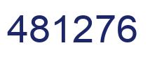 Número 481276 imagen azul