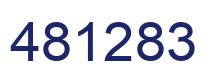 Número 481283 imagen azul