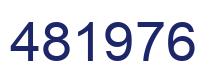 Number 481976 blue image