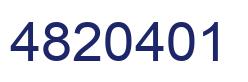 Number 4820401 blue image