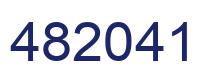 Number 482041 blue image
