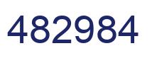 Number 482984 blue image