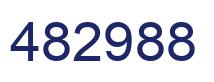 Number 482988 blue image