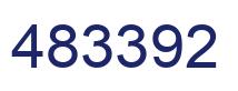 Number 483392 blue image