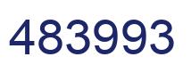 Número 483993 imagen azul