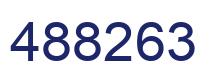 Number 488263 blue image