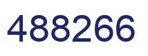 Number 488266 blue image