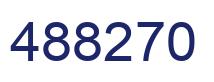 Number 488270 blue image