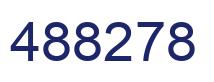 Number 488278 blue image