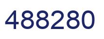 Number 488280 blue image