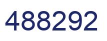 Number 488292 blue image