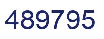 Number 489795 blue image