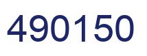 Número 490150 imagen azul