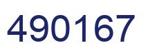 Número 490167 imagen azul