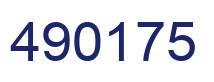 Número 490175 imagen azul