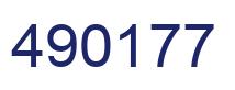 Número 490177 imagen azul
