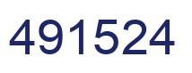 Number 491524 blue image