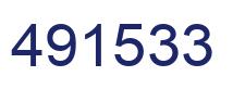 Number 491533 blue image