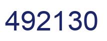 Número 492130 imagen azul