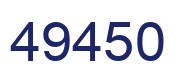 Número 49450 imagen azul