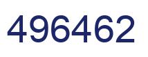 Number 496462 blue image
