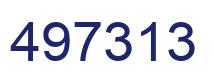 Número 497313 imagen azul