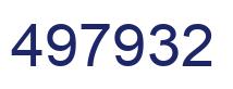 Número 497932 imagen azul