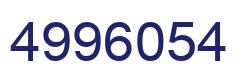 Número 4996054 imagen azul