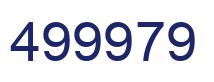 Número 499979 imagen azul