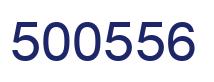 Number 500556 blue image