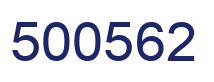 Number 500562 blue image