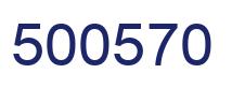 Number 500570 blue image