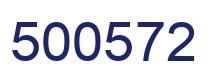 Number 500572 blue image