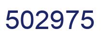 Number 502975 blue image