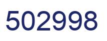 Número 502998 imagen azul