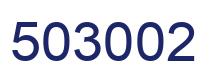 Número 503002 imagen azul