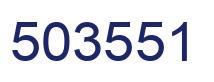 Number 503551 blue image