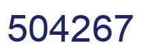 Número 504267 imagen azul