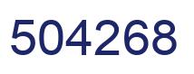 Número 504268 imagen azul