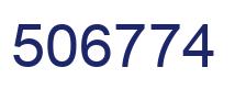 Número 506774 imagen azul