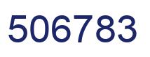 Número 506783 imagen azul