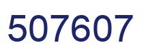 Número 507607 imagen azul