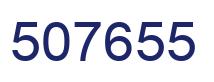Number 507655 blue image